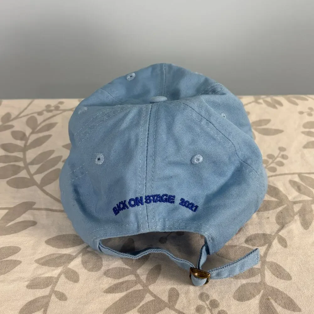 Dear Evan Hansen Broadway Hat Blue Back On Stage 2021 Adjustable Cap